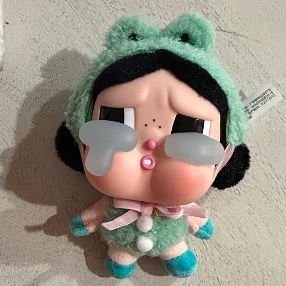 Cry baby, crying again Frog-Themed Plush Doll